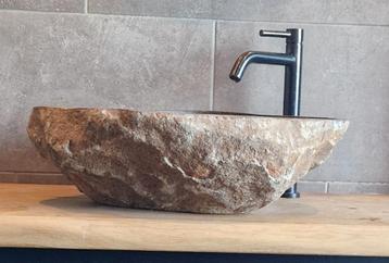 Natuurstenen Wasbak 40x52cm beschikbaar voor biedingen