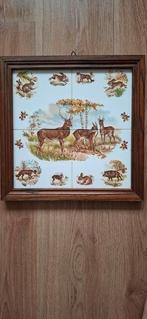 Tegeltableau Veluwe dieren, Antiek en Kunst, Ophalen of Verzenden
