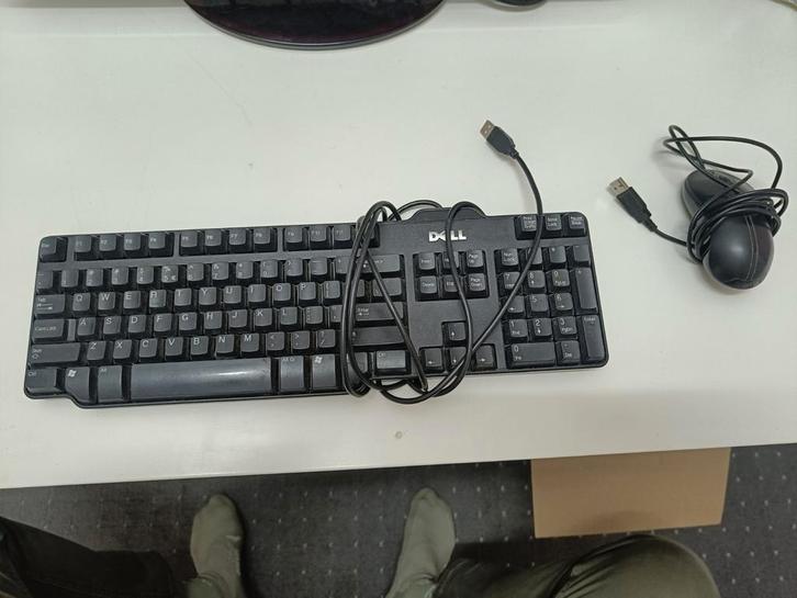 Dell Toetsenbord en Muis Set, Computers en Software, Toetsenborden, Ophalen of Verzenden