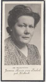 Joanna Maria Verkerk 1898 Geldrop + 1957 Geldrop, 58 jr, Verzenden