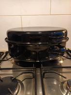 Ovale wildpan braadpan zwart geëmailleerd, Huis en Inrichting, Keuken | Potten en Pannen, Ophalen of Verzenden