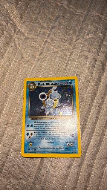 Dark Blastoise 41/10 beschikbaar voor biedingen