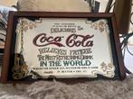 Vintage Coca-Cola Spiegel Jaren 60, Antiek en Kunst, Antiek | Spiegels, Ophalen, Rechthoekig, 50 tot 100 cm, Minder dan 100 cm