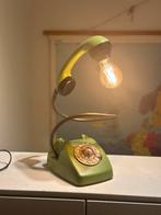 Vintage Groene Telefoonlamp, Ophalen of Verzenden, Gebruikt, Kunststof, Minder dan 100 cm
