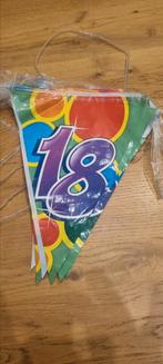 Versiering 18 jaar slingers, Ophalen of Verzenden, Gebruikt, Versiering, Verjaardag