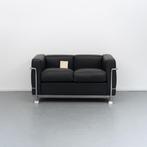 2x Cassina LC2 bankstel 2-zits Le Corbusier Nieuw, Nieuw, Tweepersoons, Rechte bank, Metaal