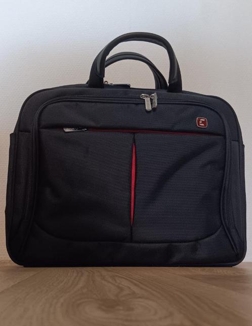 Cirafon business laptoptas 15,6” Nylon zwart, Computers en Software, Laptoptassen, Nieuw, Schoudertas, 15 inch, Ophalen of Verzenden