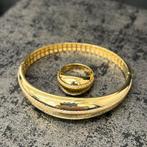 18 karaat gouden armband met ring set, Ophalen of Verzenden, Nieuw, Goud