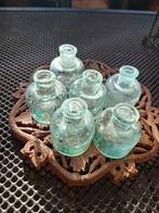 6 Oude Inktpotjes Glasfabriek Nieuw Buinen, Antiek en Kunst, Ophalen of Verzenden