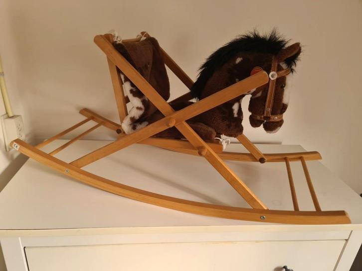Prachtig houten hobbelpaard paard in uitstekende staat, Kinderen en Baby's, Speelgoed | Hobbelfiguren, Zo goed als nieuw, Ophalen of Verzenden