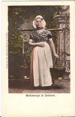 MELKMEISJE in  ZEELAND   ca   1901  nr   379, Verzenden, Voor 1920, Ongelopen, Klederdracht