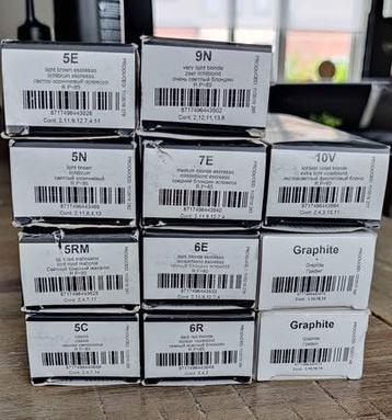 Volle Kis Safeshades, Oxy 9% en Colorcard beschikbaar voor biedingen