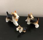 Airedale terriërs set van drie, Ophalen of Verzenden, Zo goed als nieuw, Beeldje of Figuurtje