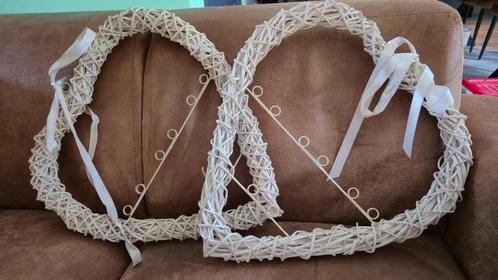2 grote kaartenhouders in een vorm van een hart, Huis en Inrichting, Woonaccessoires | Tekstborden en Spreuken, Gebruikt, Ophalen of Verzenden