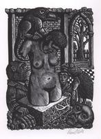 0665 Ex Libris Nederland : Lou Strik, 1996, Antiek en Kunst, Kunst | Etsen en Gravures, Verzenden