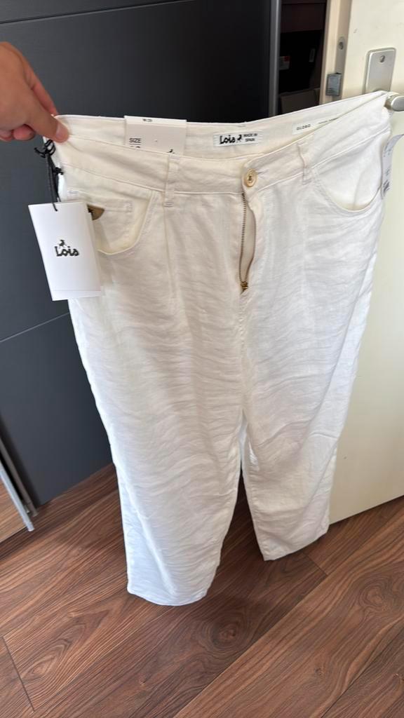 Lois linnen broek maat 29 nieuw, Kleding | Dames, Broeken en Pantalons, Nieuw, Wit, Lang, Ophalen of Verzenden