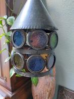 Brutalist lamp bru, Gebruikt, Ophalen of Verzenden, Glas, Minder dan 50 cm