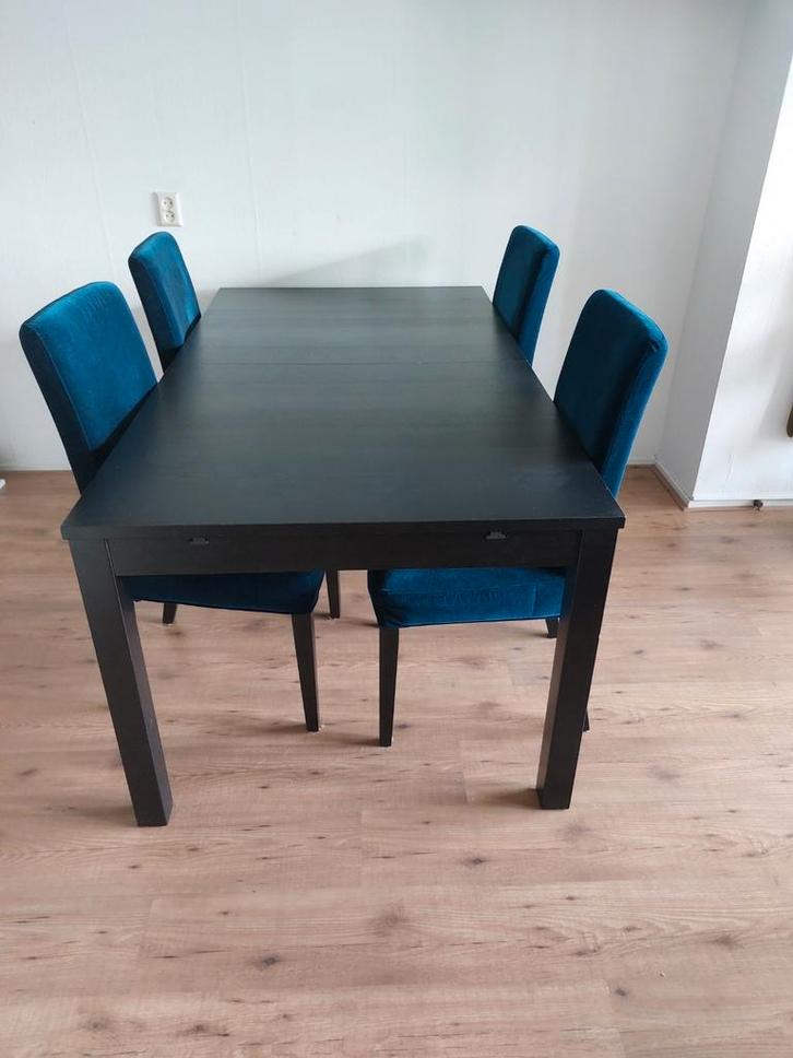 Ikea tafel Bjursta, Huis en Inrichting, Tafels | Eettafels, Zo goed als nieuw, 50 tot 100 cm, 200 cm of meer, Vijf personen of meer