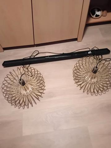 Design Hanglamp met Twee Lampen beschikbaar voor biedingen