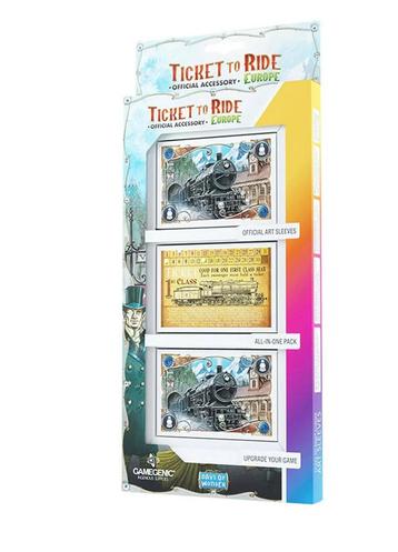 Ticket to Ride Europe art sleeves