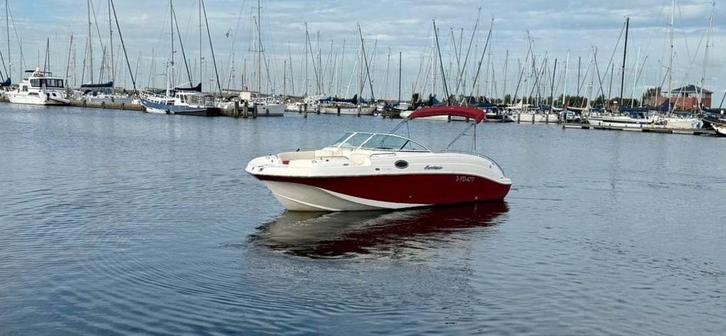 Hurricane 257 Sun Deck 2007, Watersport en Boten, Speedboten, Zo goed als nieuw, 6 meter of meer, Benzine, 200 pk of meer, Polyester