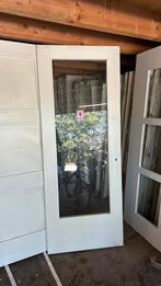 Verschillende Opdek paneeldeur 88x231.5 cm blank glas, Ophalen, 80 tot 100 cm, 215 cm of meer, Binnendeur