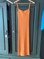Nieuwe oranje viscose Zara stretch jurk- S, Nieuw, Zara, Oranje, Ophalen of Verzenden