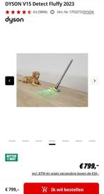 Dyson V15 Detect Fluffy Nieuw, Stofzuiger, Nieuw, Ophalen of Verzenden, Minder dan 1200 watt