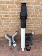 CV-ketel dakdoorvoer/rookgasafvoer set - compleet met pijpen, Ophalen, Gebruikt, Minder dan 2 meter, 80 mm of meer