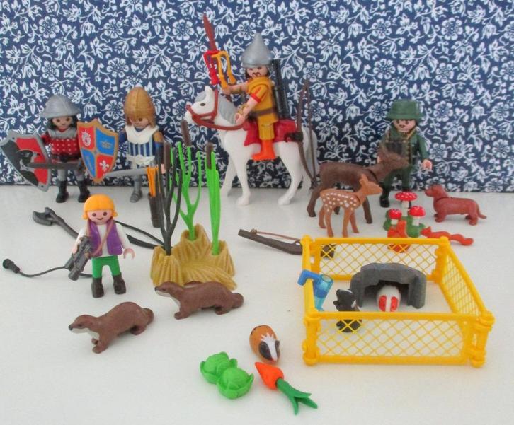 Playmobil ridder Mongoolse rijder otters cavia jager meisje, Kinderen en Baby's, Speelgoed | Playmobil, Nieuw, Complete set, Ophalen of Verzenden