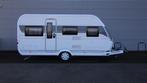 Hobby De Luxe 455 UF Mover + Verona luifel, Caravans en Kamperen, Caravans, Overige typen, Rondzit, Hobby, Bedrijf
