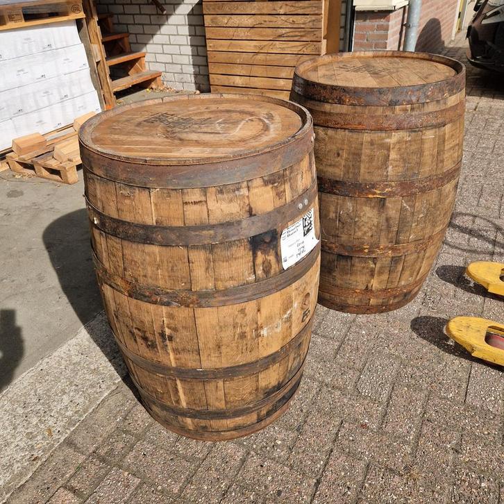 Houten Whisky Bourbon - echte merk vaten. Jack Daniels enz, Verzamelen, Merken en Reclamevoorwerpen, Gebruikt, Overige typen, Ophalen