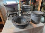 Mooie collectie van grijs emaille, Antiek en Kunst, Antiek | Emaille, Ophalen