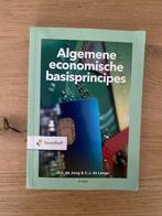 Algemene economische basisprincipes, Boeken, Economie, Management en Marketing, Ophalen of Verzenden, J. de Jong