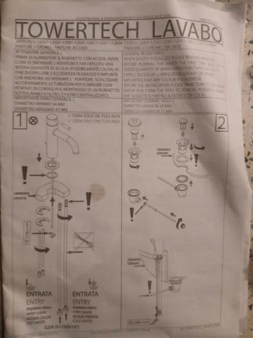 Towertech Lavabo Wastafelkraan -  beschikbaar voor biedingen