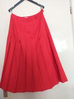 vintage dames plooi  rok rood m 40 rood z.g.a.n, Maat 38/40 (M), Ophalen of Verzenden, Zo goed als nieuw, Rood