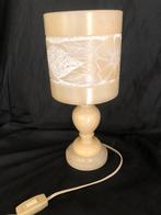 Zware vintage Albast lamp, Ophalen, Zo goed als nieuw, Minder dan 50 cm