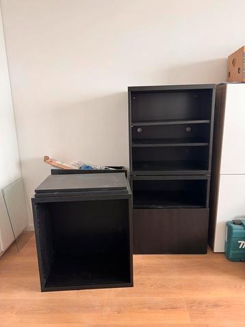 3 besta basiselementen kast zwartbruin beschikbaar voor biedingen