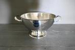 Vintage Alessi zware RVS schaal op voet 300 cl Zuppiera, Verzenden, Zo goed als nieuw, Effen, Schaal of Schalen