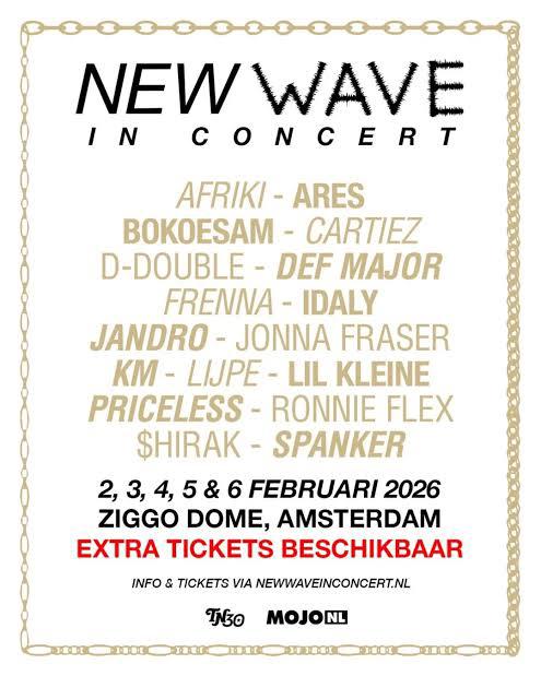 1x Staplaatsen New Wave 3 Februari - Ziggo Dome, Eén persoon, Februari