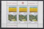 A337 CEPT Portugal 1977 pf blok 20 1360 1361 landschappen, Verzenden, Portugal, Postfris