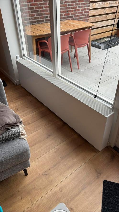 Sentimo Radiatorbekleding - Wit - 175 cm x 46,5 cm x 10,5 cm, Doe-het-zelf en Verbouw, Verwarming en Radiatoren, Zo goed als nieuw