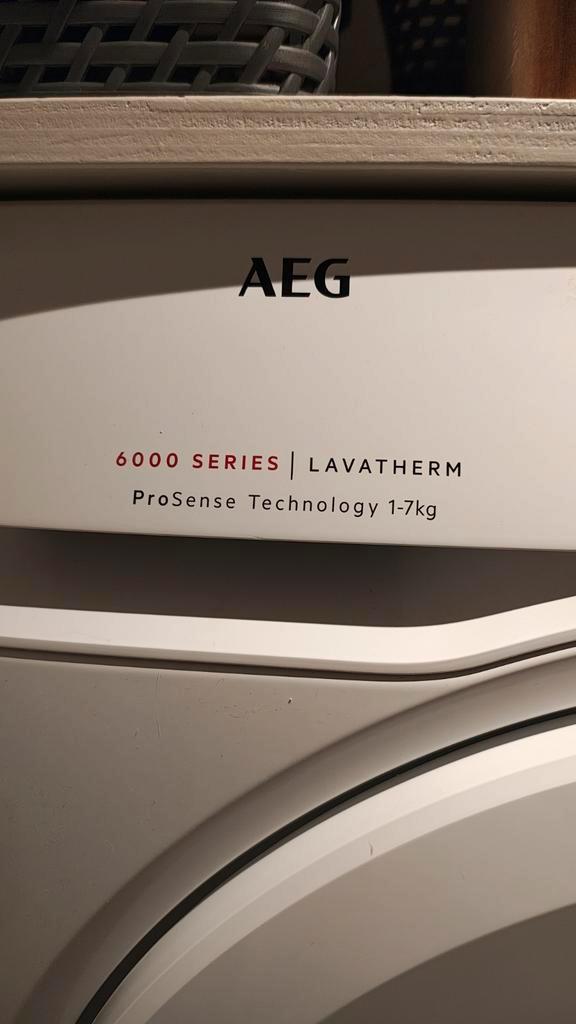 Aeg lavatherm 1-7kg droger+ Aeg Lavatherm  1-9kg Wasautomaat, Witgoed en Apparatuur, Wasdrogers, Gebruikt, Condens, 6 tot 8 kg
