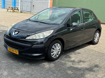 Peugeot 207 1.4 16V 5DRS 2007 Zwart APK 10-2025 beschikbaar voor biedingen
