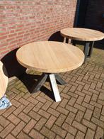 Eiken Tafelbladen / Tafels op Maat, Huis en Inrichting, Tafels | Eettafels, Ophalen, Rond, Nieuw, Modern