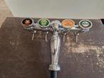 Chromen biertap tapzuil 4 kranen zeer goede staat, Ophalen, Zo goed als nieuw, Overige merken