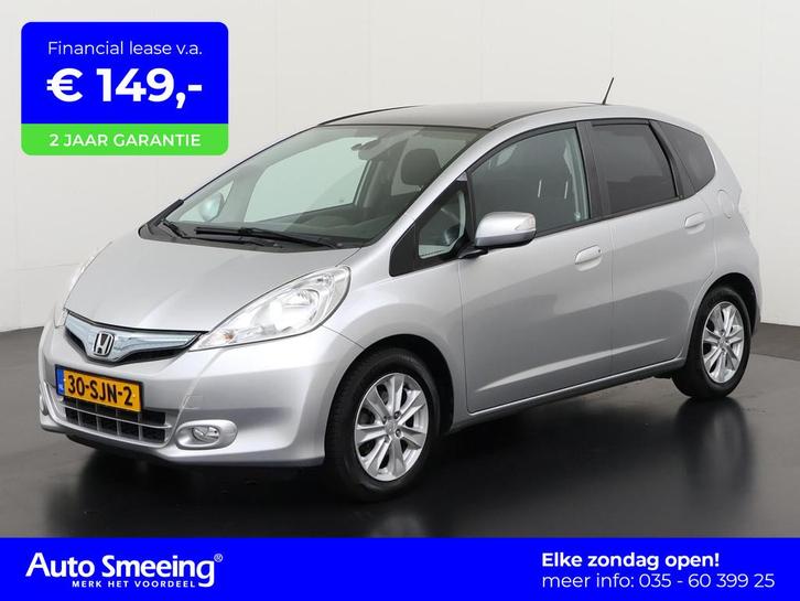 Honda Jazz 1.4 Hybrid Elegance | Panoramadak | Zondag Open!, Auto's, Honda, Bedrijf, Te koop, Jazz, ABS, Airbags, Airconditioning
