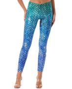 Mermaid / zeemeermin / visprint legging. NIEUW! Maat S, Carnaval, Nieuw, Ophalen of Verzenden, Kleding