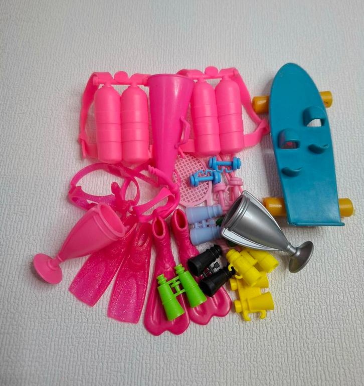 Vintage: Barbie sport, Verzamelen, Poppen, Zo goed als nieuw, Accessoires, Ophalen of Verzenden