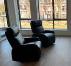 Twee kunstlederen fauteuils / stoelen, Ophalen, Zo goed als nieuw, 75 tot 100 cm, 50 tot 75 cm